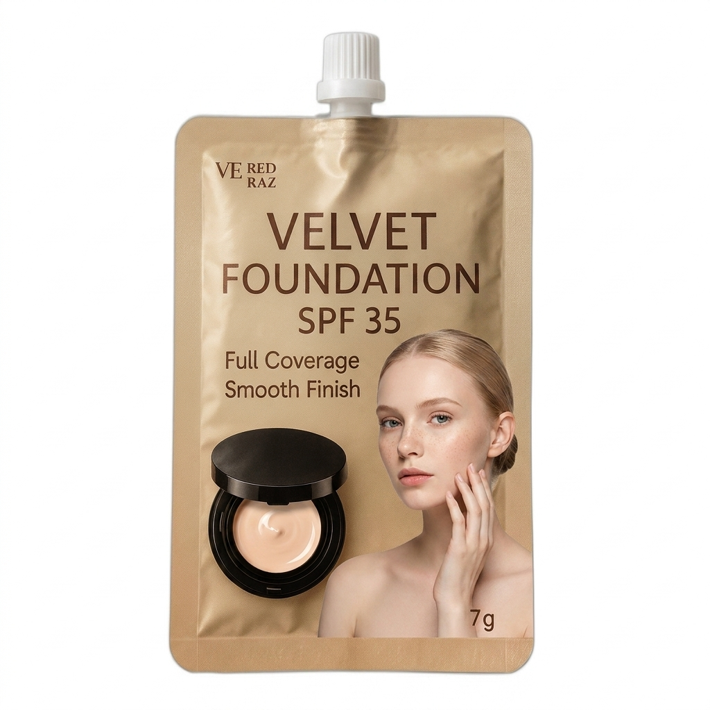 Velvet Foundation SPF 35 — 100 Porcelain — Velvet Coverage SPF 35
