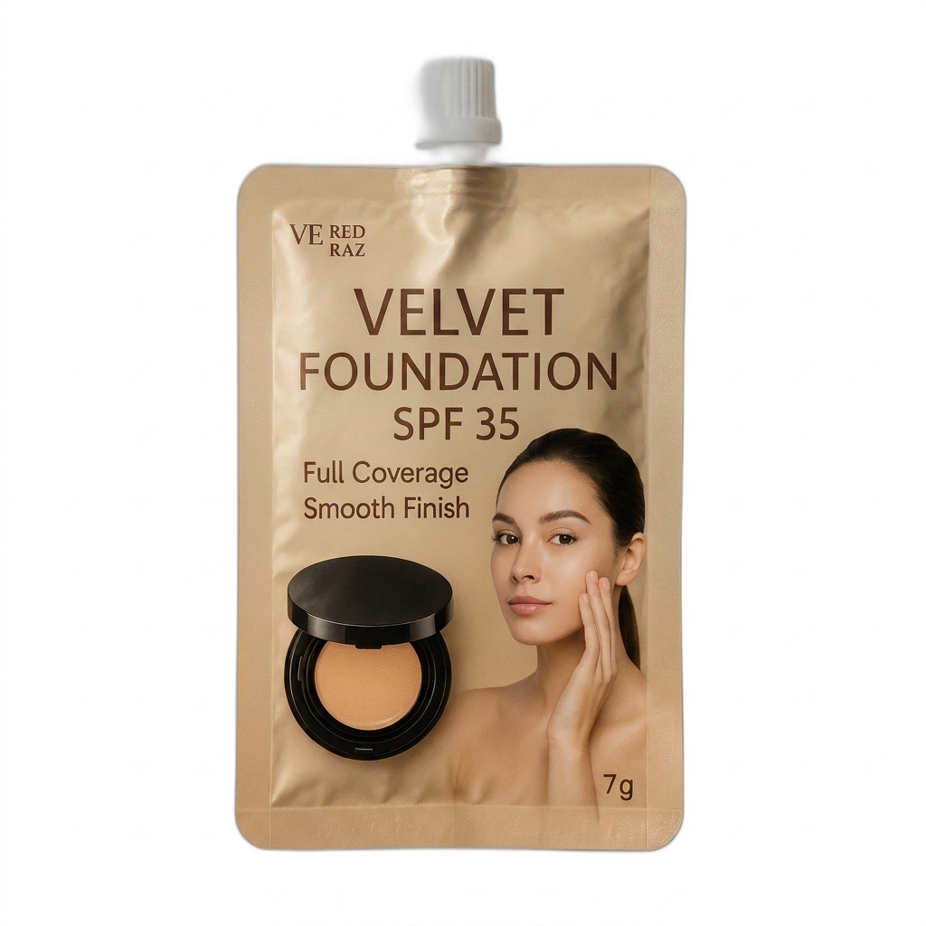 Velvet Foundation SPF 35 — 150 Natural Beige — Velvet Coverage SPF 35