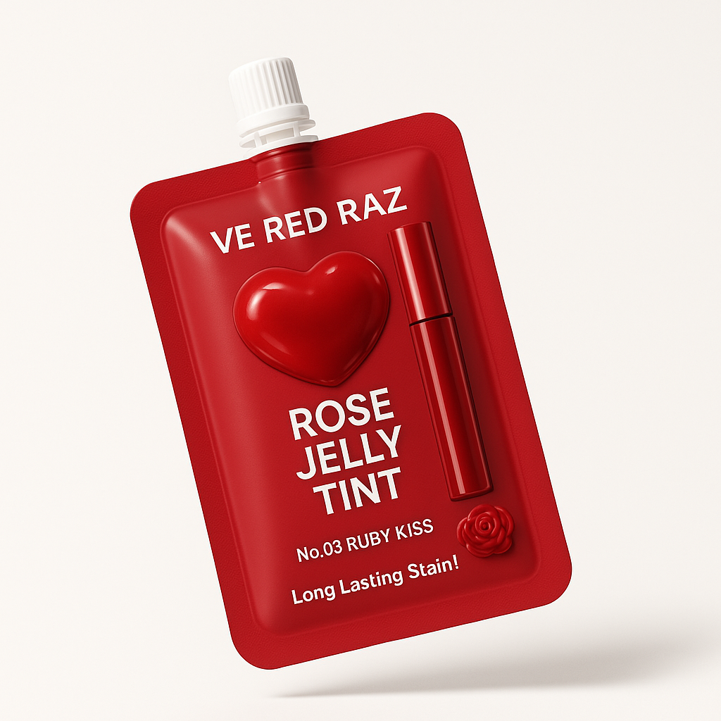 Lip Jelly — Ruby Kiss — Rose-Infused Lip Gloss