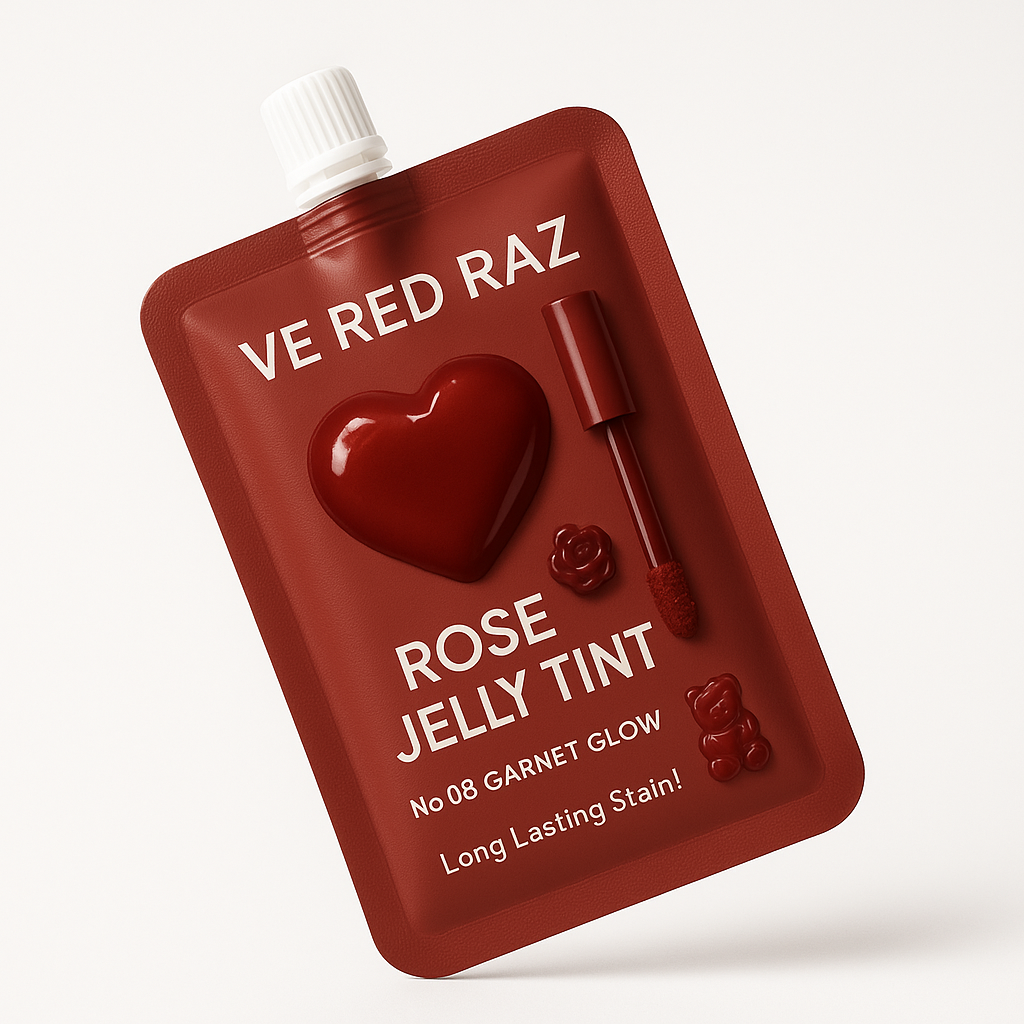 Lip Jelly — Garnet Glow — Rose-Infused Lip Gloss