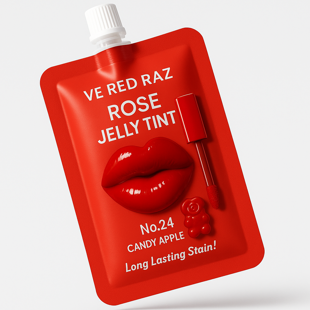 Lip Jelly — Candy Apple — Rose-Infused Lip Gloss