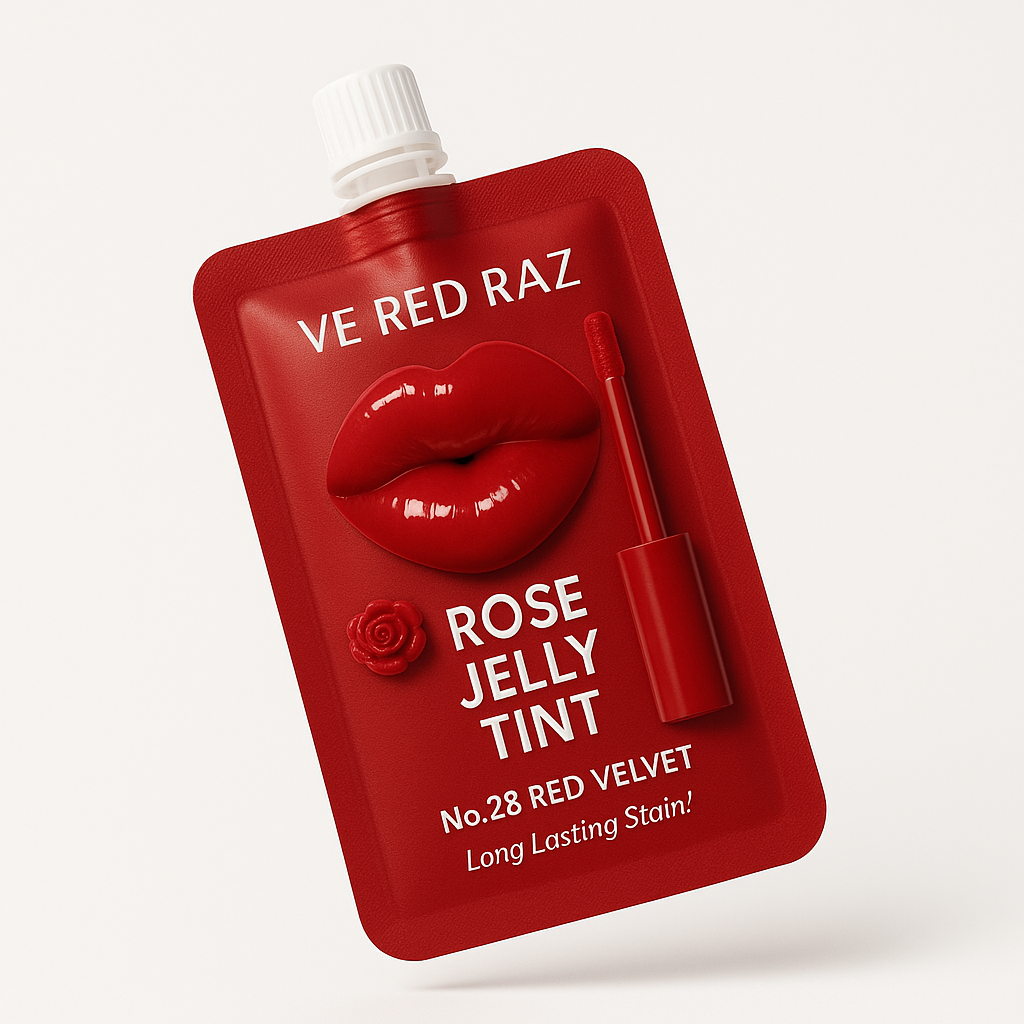 Lip Jelly — Red Velvet — Rose-Infused Lip Gloss