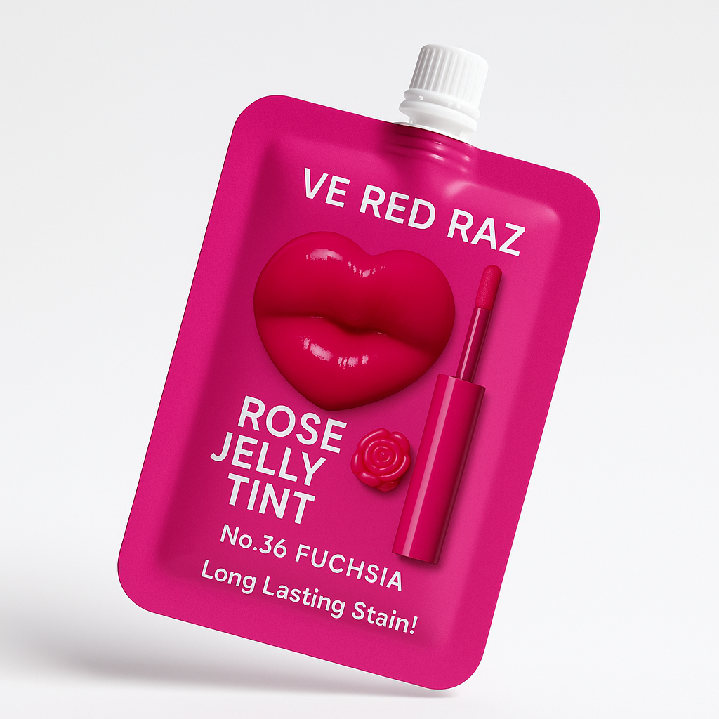 Lip Jelly — Fuchsia — Rose-Infused Lip Gloss