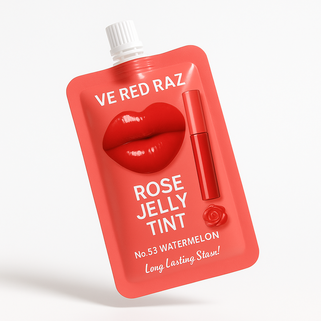 Lip Jelly — Watermelon — Rose-Infused Lip Gloss