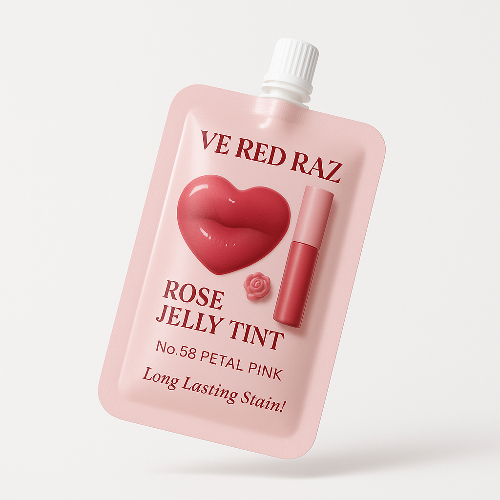 Lip Jelly — Petal Pink — Rose-Infused Lip Gloss